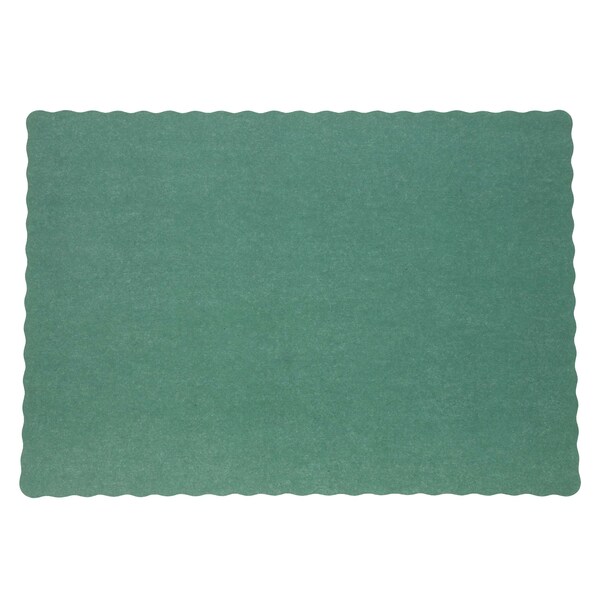 Amercareroyal Royal 9.25"x13.25" Dark Green Placemat, PK1000 - SPM914DC
