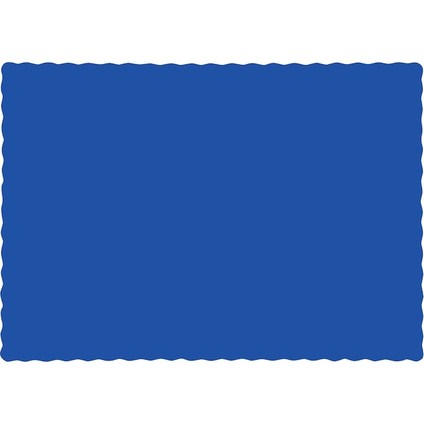 Touch Of Color Cobalt Blue Placemats, 13"x9.5", 600PK - 863147B