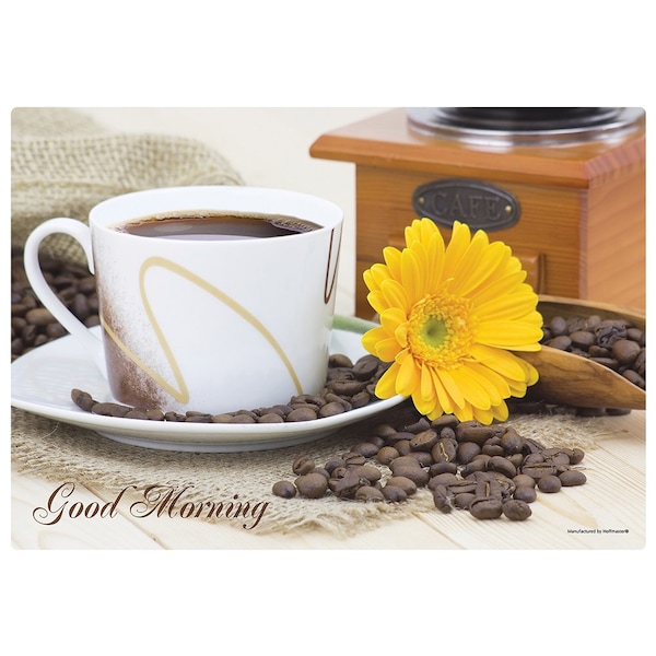 Hoffmaster 10" x 14" Morning Coffee Paper Placemats, PK1000 - 311118