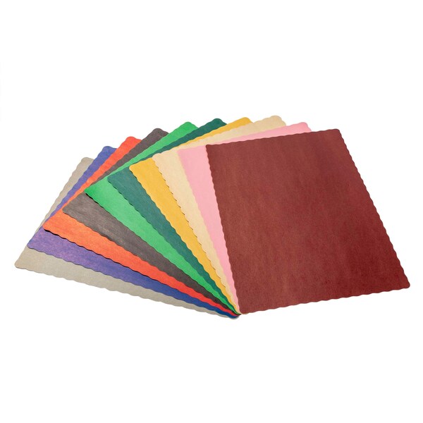 Amercareroyal Royal 9.25"x13.25" Burgundy Placemat, PK1000 - SPM914N