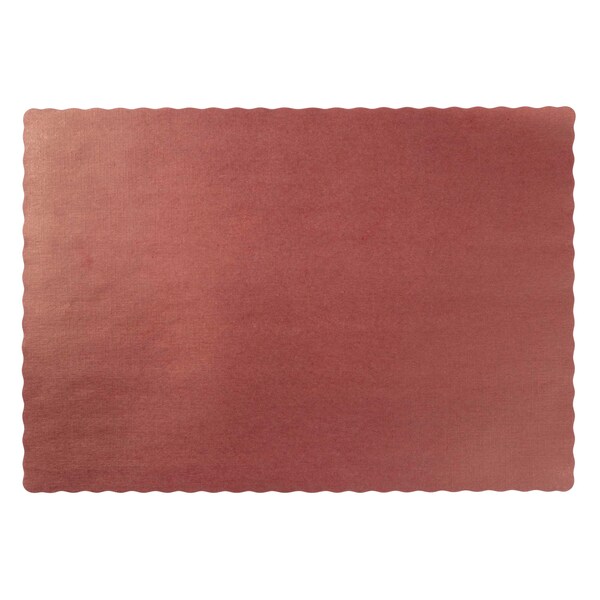 Amercareroyal Royal 9.25"x13.25" Burgundy Placemat, PK1000 - SPM914N