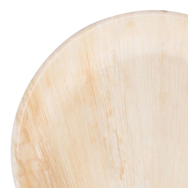 Smarty Had A Party 10" Round Palm Leaf Eco Friendly Disposable Dinner Plates (100 Plates), 100PK - 46710R-CASE