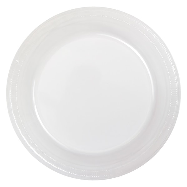 Touch Of Color Clear Plastic Banquet Plates, 10", 240PK - 28114131