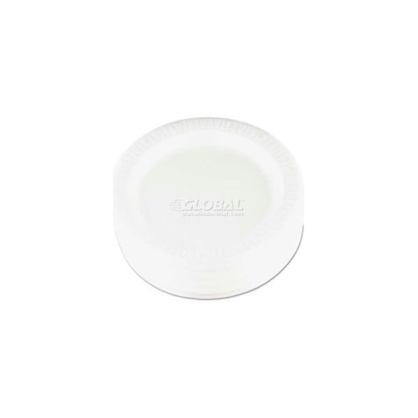 Dart Dart 9PWQR, Laminated Foam Plate, 9" Dia., White, 500/Carton - 9PWQR