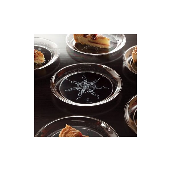 Emi Yoshi Caterers Collections Dessert Plate Clear 6 in. Round, 20PK - EMI-CC006C
