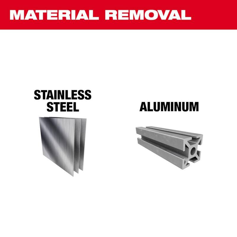 Rueda de cuerda de acero inoxidable Milwaukee de 4 pulgadas x 5/8-11 pulgadas - 48-52-5000.