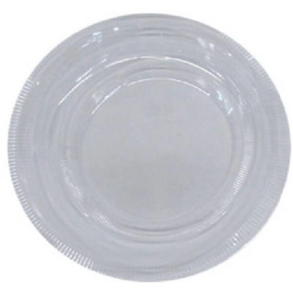 Omg 28114111 7 in. Clear Plastic Plate20 Count, 20PK - OM580254