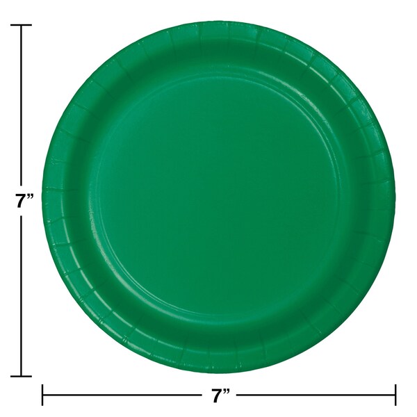 Touch Of Color 7" Emerald Green Dessert Plates 240 PK - 79112B