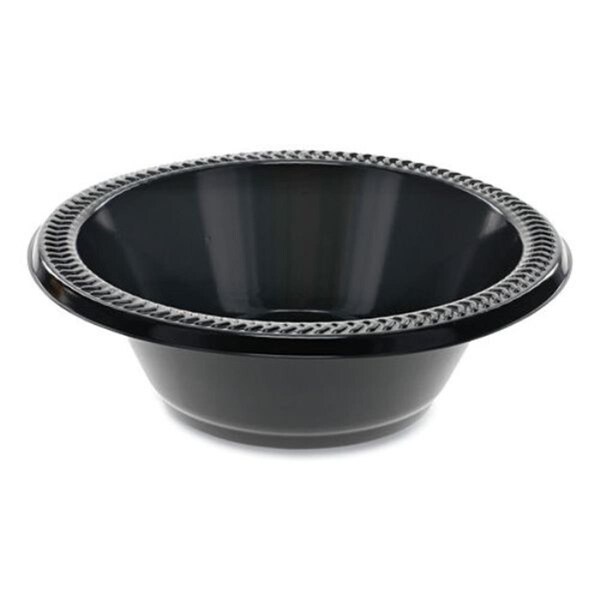 Pactiv 12 oz Prairieware OPS Dinnerware Bowl, Black - PCTYPIB12E