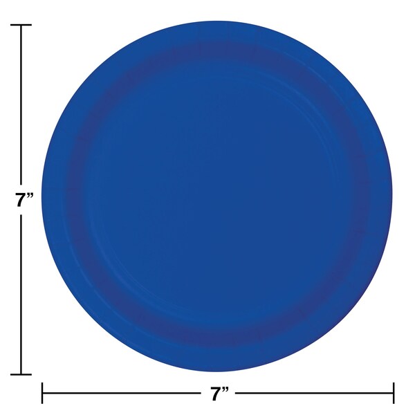 Touch Of Color 7" Cobalt Blue Dessert Plates 240 PK - 793147B