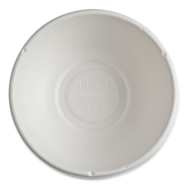 Eco-Products Vanguard Renewable and Compostable Sugarcane Bowls, 16 oz, White, PK800 - EP-BL16CNFA