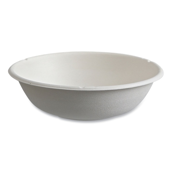Eco-Products Vanguard Renewable and Compostable Sugarcane Bowls, 16 oz, White, PK800 - EP-BL16CNFA