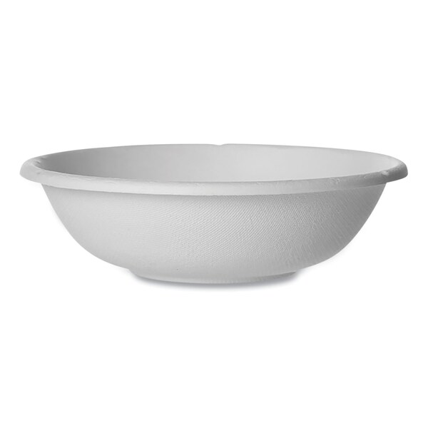 Eco-Products Vanguard Renewable and Compostable Sugarcane Bowls, 16 oz, White, PK800 - EP-BL16CNFA