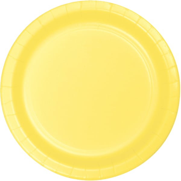 Touch Of Color 9" Mimosa Yellow Paper Plates 240 PK - 47102B