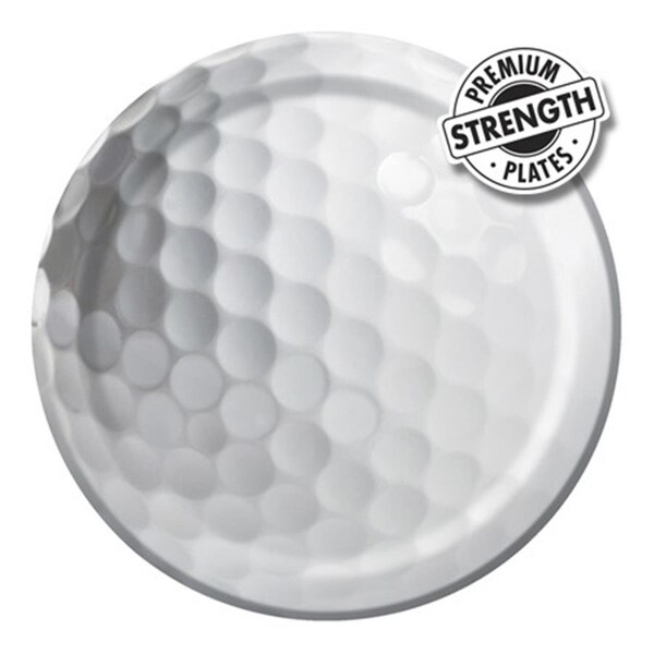 Omg 7 In. Sports Fanatic Golf Luncheon Plates, 96PK - OM3518909