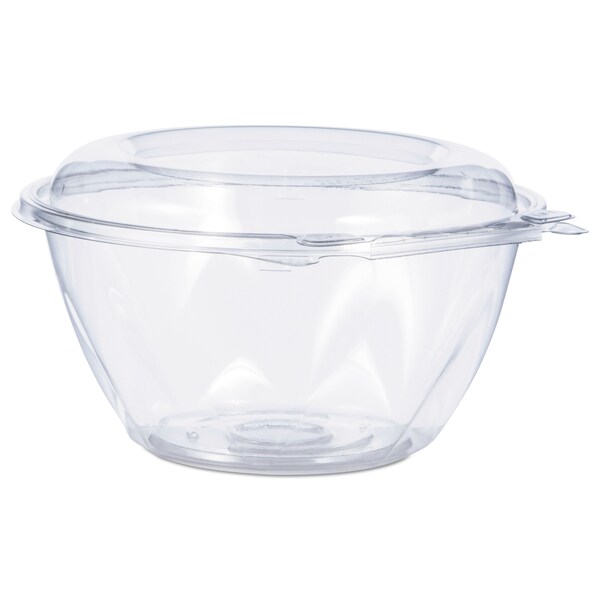 Dart Tamper-Resistant, Tamper-Evident Bowls with Dome Lid, 32 oz, 7" Diameter x 3.4"h, Clear, PK150 - CTR32BD