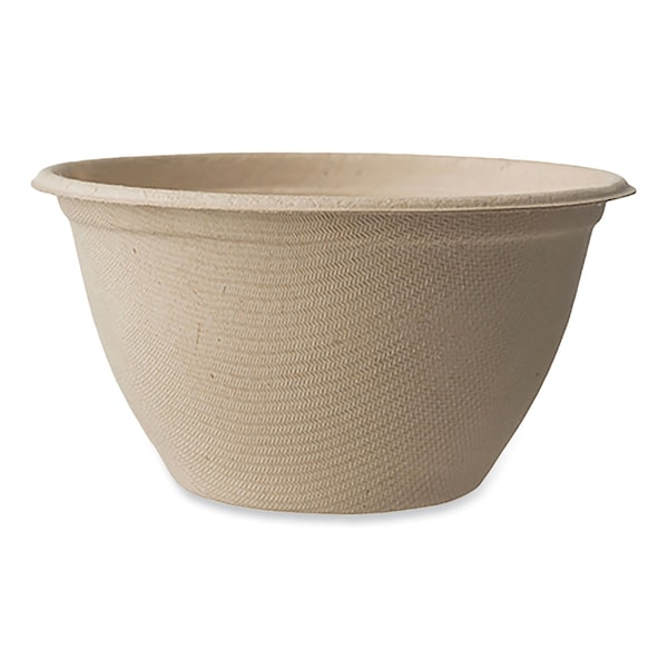 World Centric Fiber Bowls, 6 oz, 3.5 x 3.5 x 2, Natural, Paper, 1000PK - BO-SC-U6-LFP