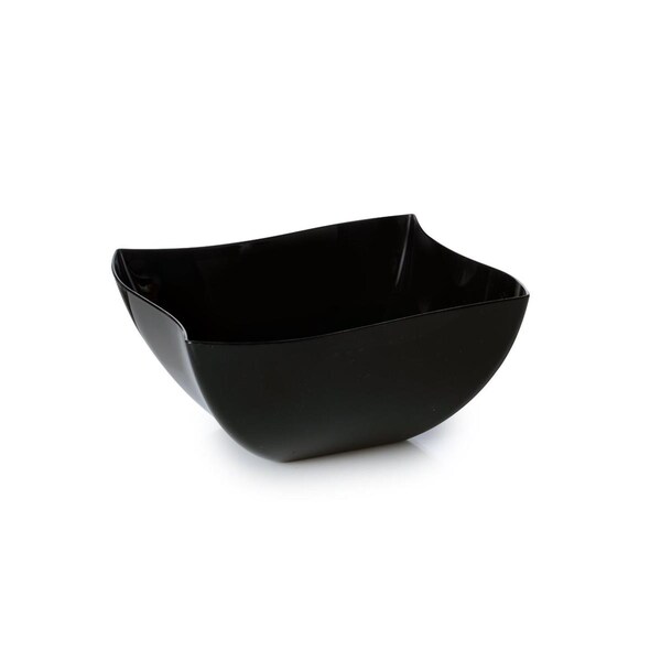 Fineline Settings Black 16 Oz. Serving Bowl - 116-BK