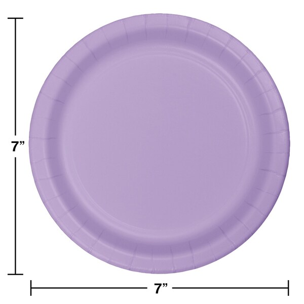 Touch Of Color 7" Luscious Lavender Purple Dessert Plates 240 PK - 79193B