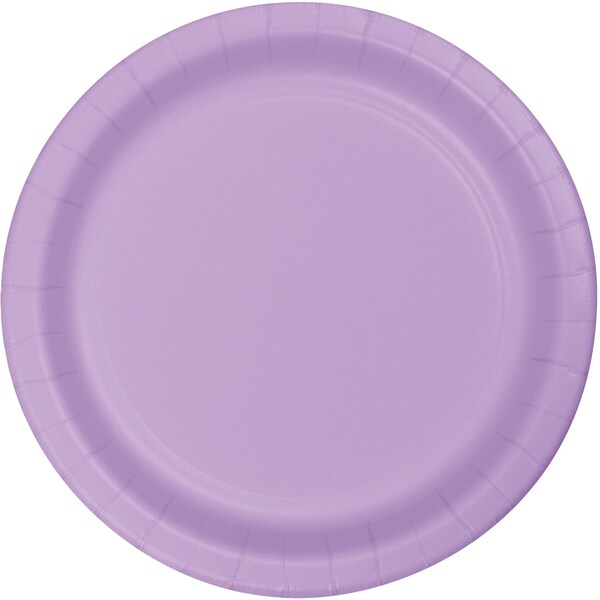 Touch Of Color 7" Luscious Lavender Purple Dessert Plates 240 PK - 79193B