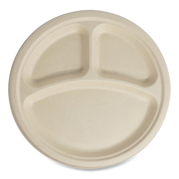 World Centric Fiber Plates, 10 in. dia, Natural, 700PK - PL-SC-U10T-LFP