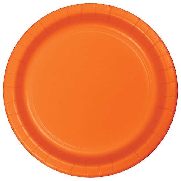 Touch Of Color 7" Sunkissed Orange Dessert Plates 240 PK - 79191B