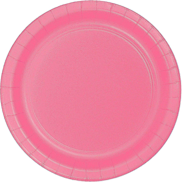 Touch Of Color 7" Candy Pink Dessert Plates 240 PK - 793042B