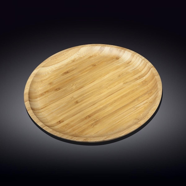 Wilmax WL771036A 12 in Bamboo Platter 36PK - WL771036/A