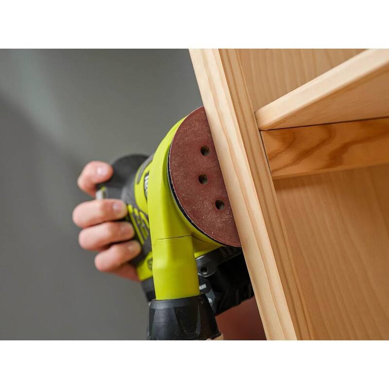 RYOBI Juego de surtido de papel de lija de órbita aleatoria de 5 pulgadas con 35 piezas - 80, 120 y 220 Grano - A21701-5