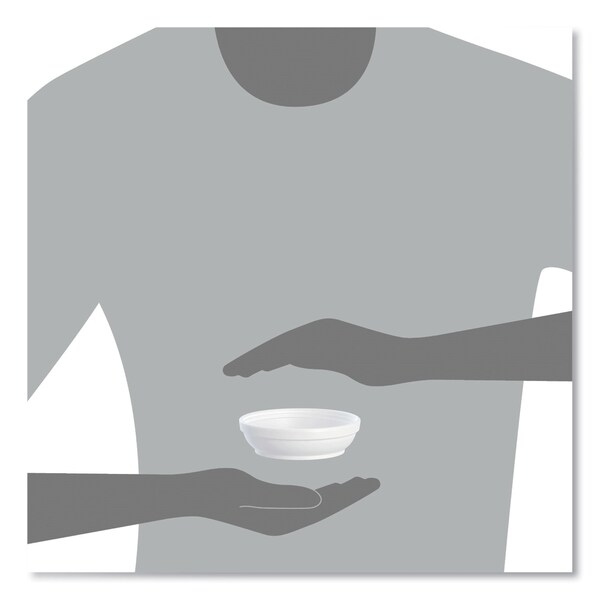Dart Insulated Foam Bowls, 5 oz, White, PK1000 - 5B20