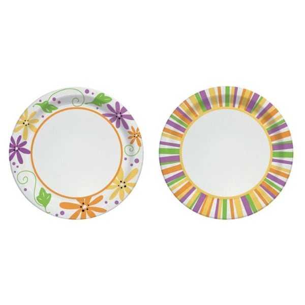 Tistheseason RD7P 7 in. Heavy Duty Paper Plate, 12PK - TI2187896