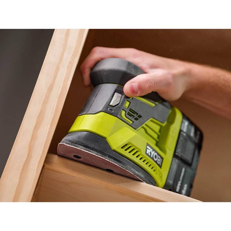 Conjunto de papel de lija Corner Cat de 5-1/2 in de 45 piezas de RYOBI - 60, 120 y 220 Granos - A21C901-5