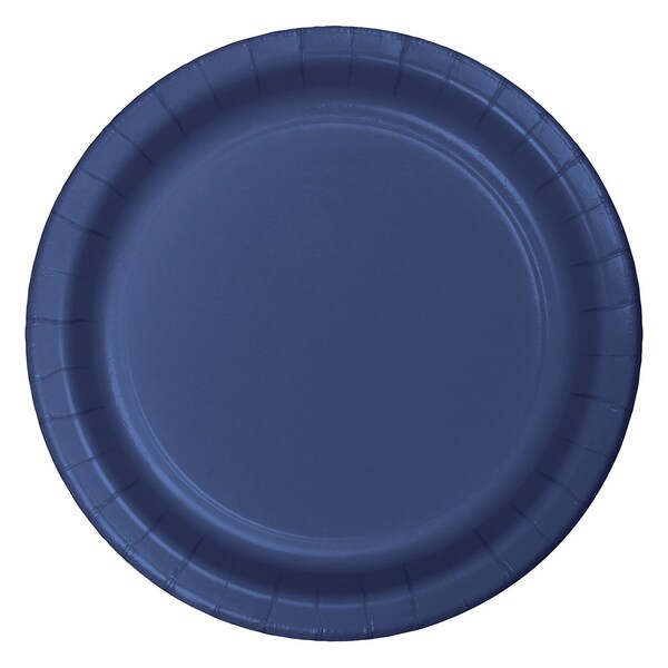 Touch Of Color 7" Navy Blue Dessert Plates 240 PK - 791137B