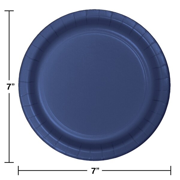Touch Of Color 7" Navy Blue Dessert Plates 240 PK - 791137B