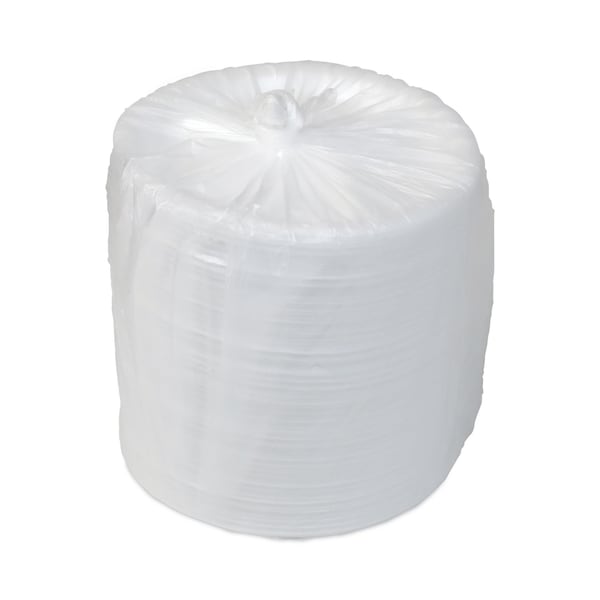 Pactiv Laminated Foam Dinnerware, 3-Comp Plate, 10.25in Dia, White, PK540 - 0TK10044000Y