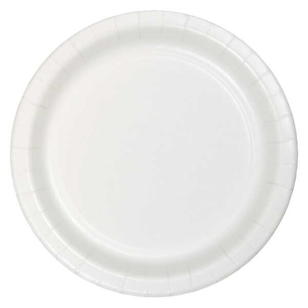 Touch Of Color White Dessert Plates, 7", 900PK - 753272B