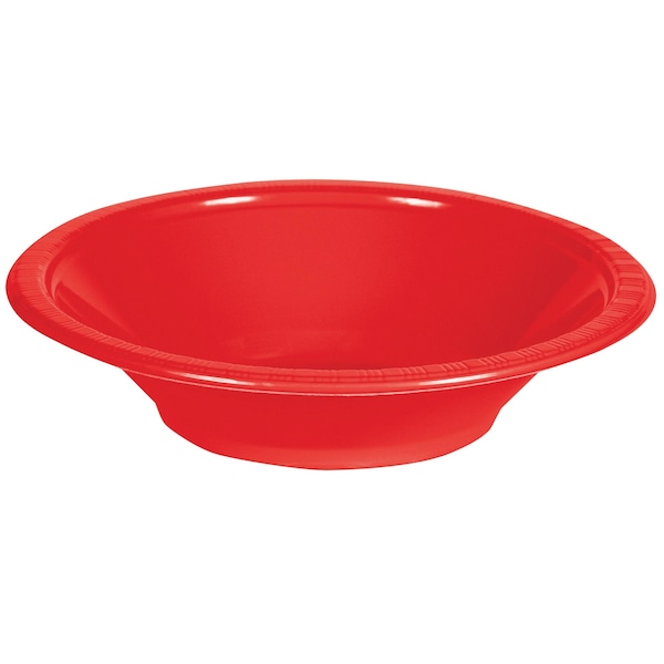 Touch Of Color Classic Red 12oz Plastic Bowls, 12oz, 240PK - 28103151