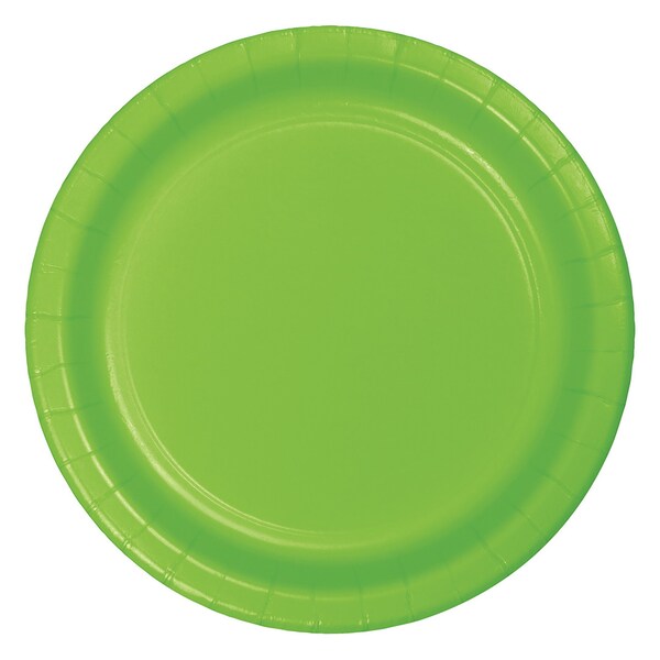 Touch Of Color 7" Fresh Lime Green Dessert Plates 240 PK - 793123B