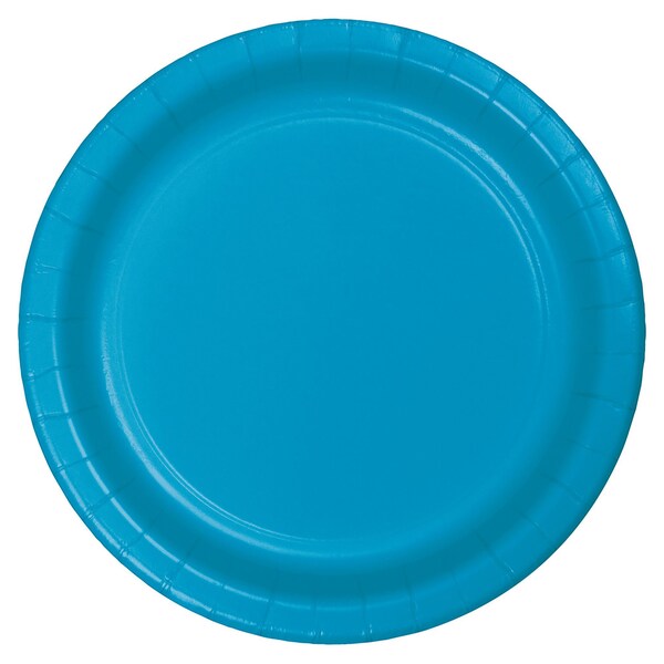 Touch Of Color 7" Turquoise Blue Dessert Plates 240 PK - 793131B