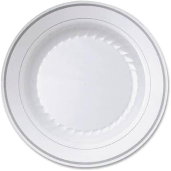 Masterpiece Usa Masterpiece 9 in. Masterpiece Plate, 10PK - WNARSMP91210W