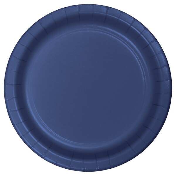Touch Of Color Navy Blue Banquet Plates, 10", 240PK - 501137B