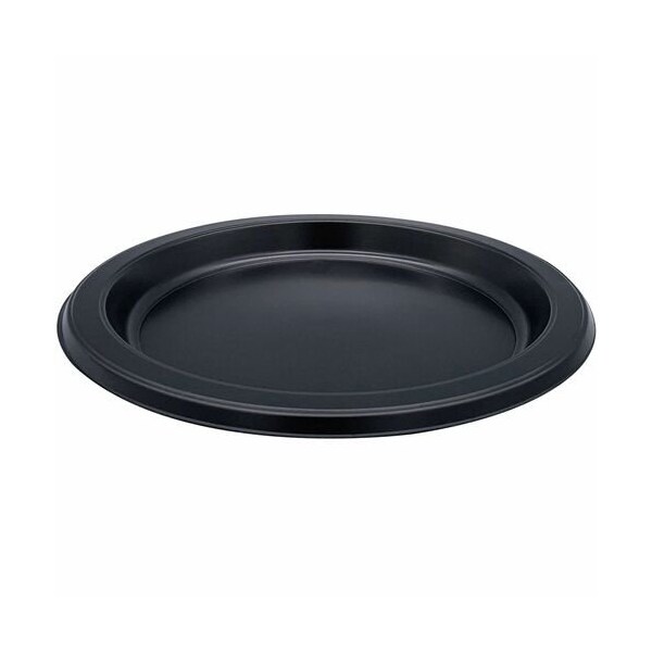 Genuine Joe Genuine Joe Plates, Round, Plastic, Reusable/Disposable, 7in, 12 BK, 125PK - GJO10332
