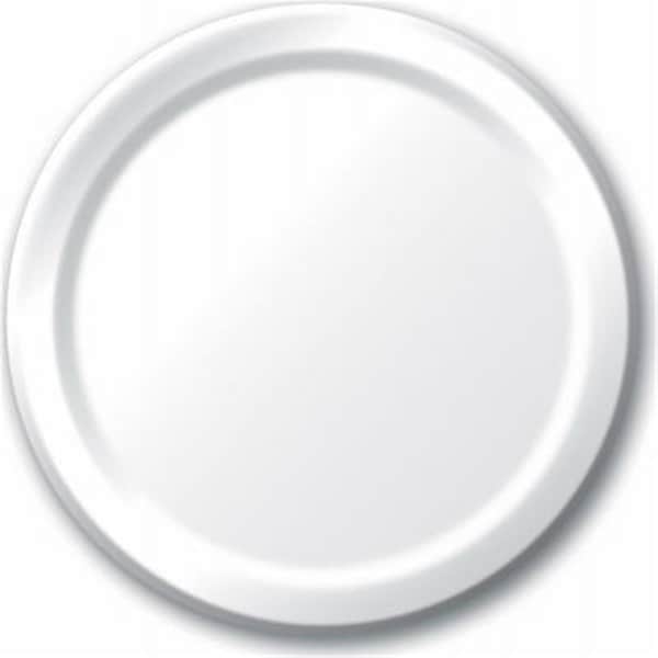 Omg 50000B 10 in. White Paper Plate24 Count, 24PK - OM593781
