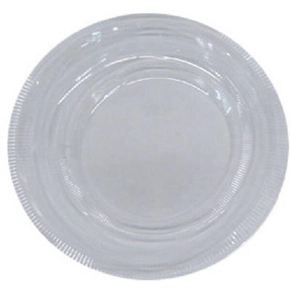 Omg 28114131 10 in. Clear Plastic Plate, 20PK - OM580235