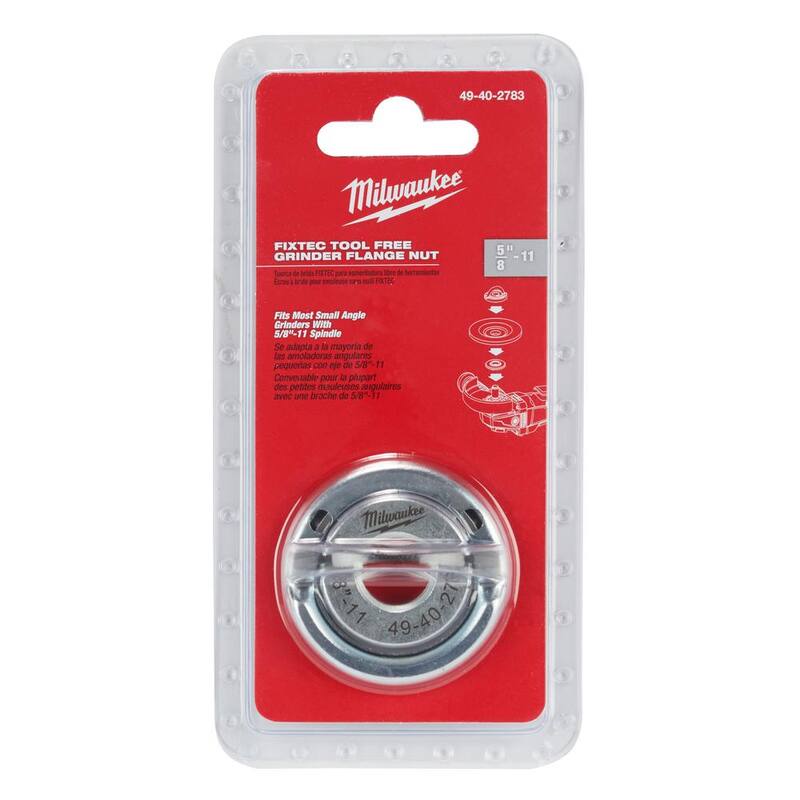 Tuerca de brida para amoladora Milwaukee Fixtec sin herramienta - 49-40-2783