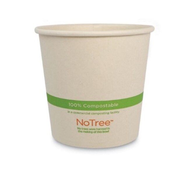 World Centric No Tree Paper Bowls - 24 oz - Natural, 500PK - WORBOSU24