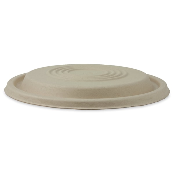 Stalk Market Fiber Lid for Entree Bowl, Natural, 300PK - FB-EBNL