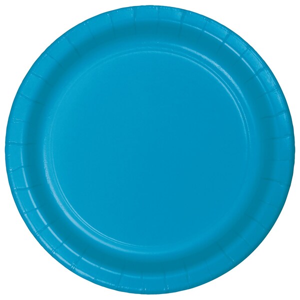 Touch Of Color Turquoise Blue Banquet Plates, 10", 240PK - 503131B
