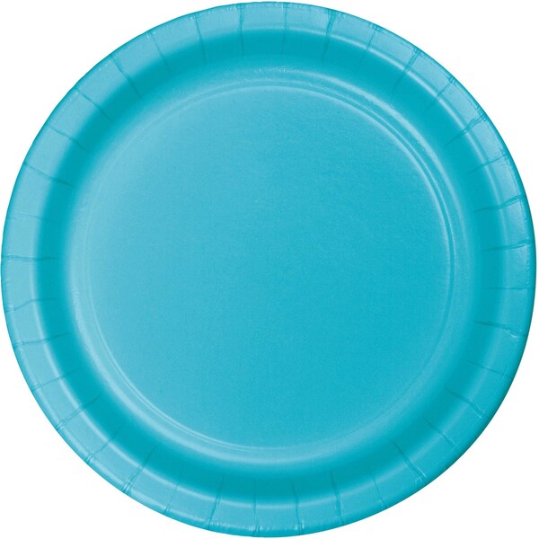 Touch Of Color Bermuda Blue Banquet Plates, 10", 240PK - 501039B