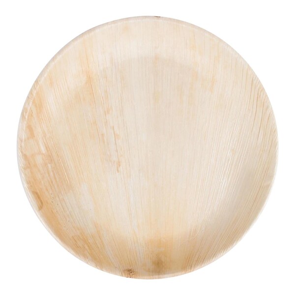 Smarty Had A Party 5" Round Palm Leaf Eco Friendly Disposable Pastry Plates (100 Plates), 100PK - 4675R-CASE